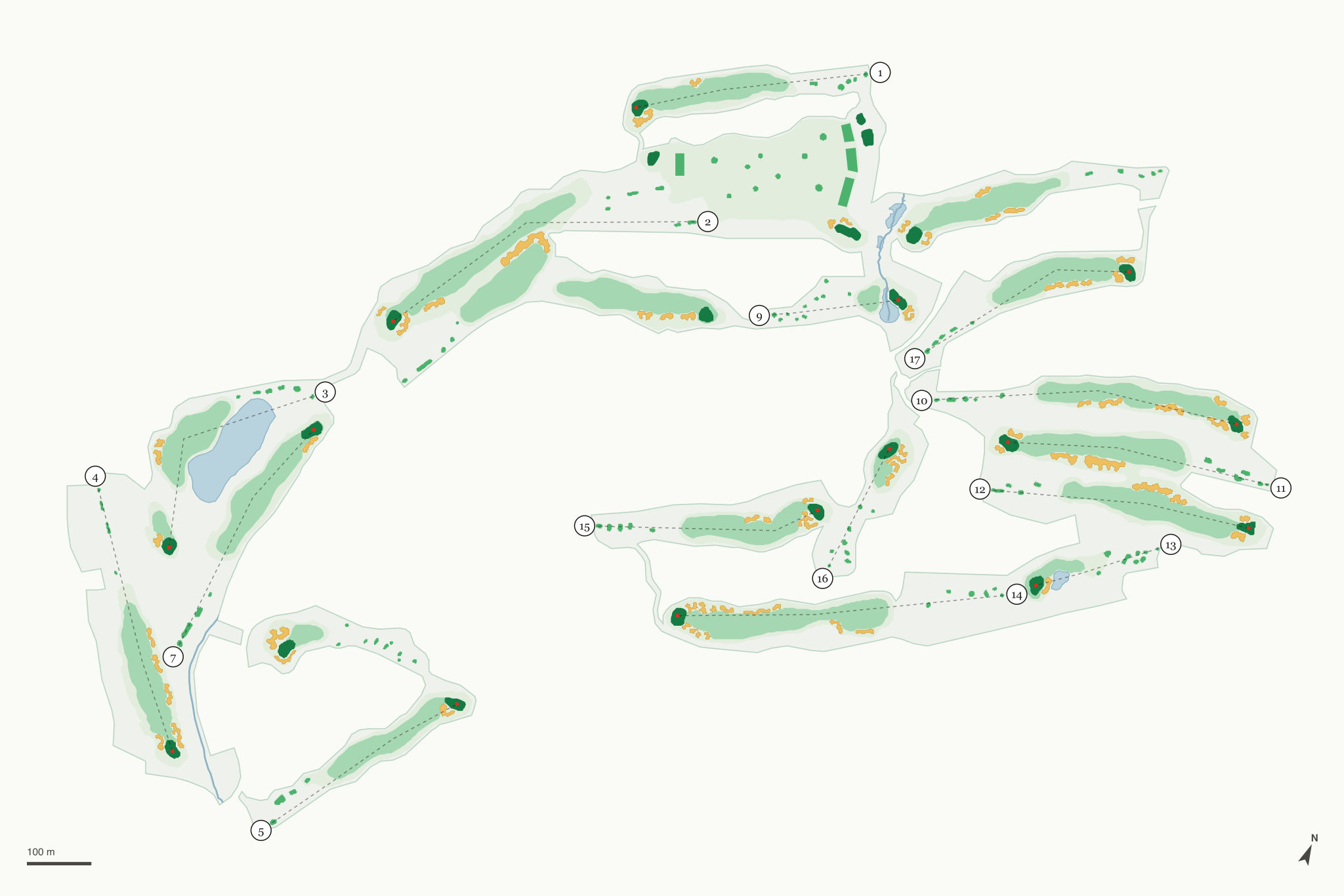 Map of Quintero Golf Club