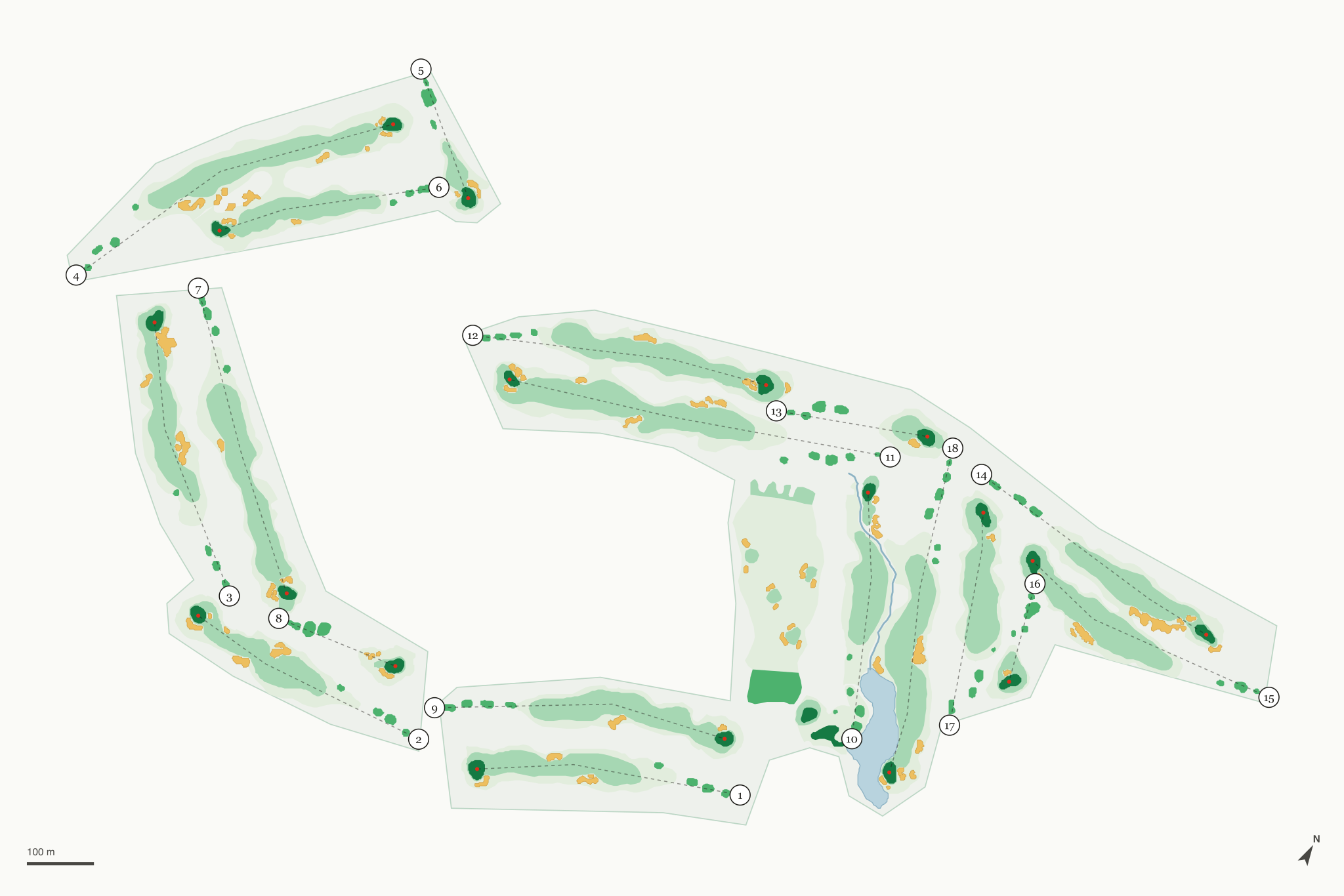 Map of Grayhawk Golf Club