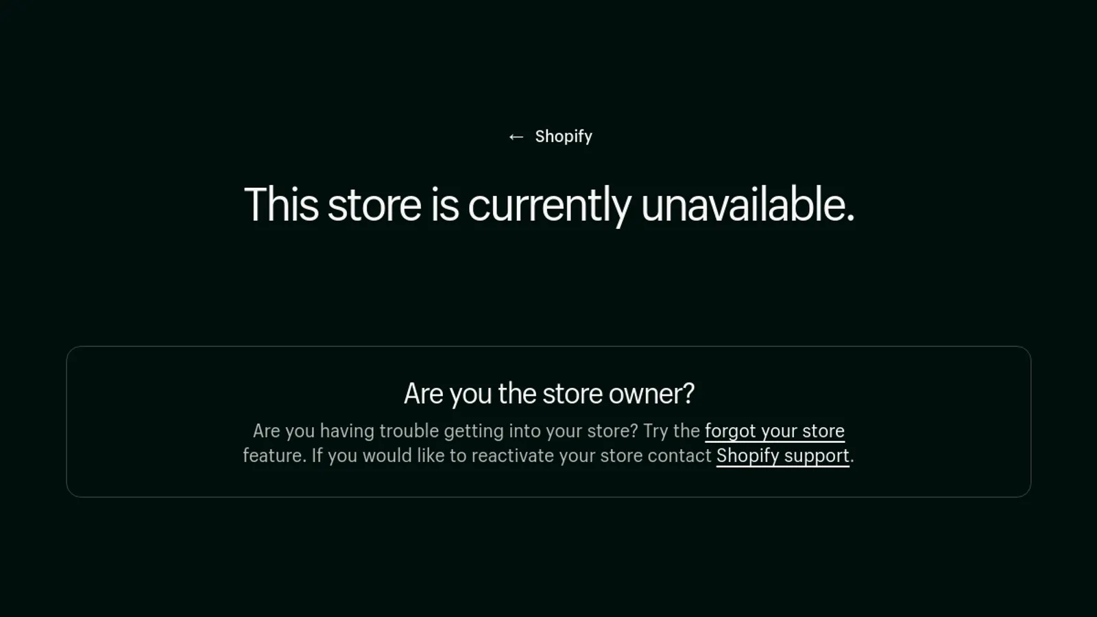 Screenshot of the Juno Ecommerce homepage