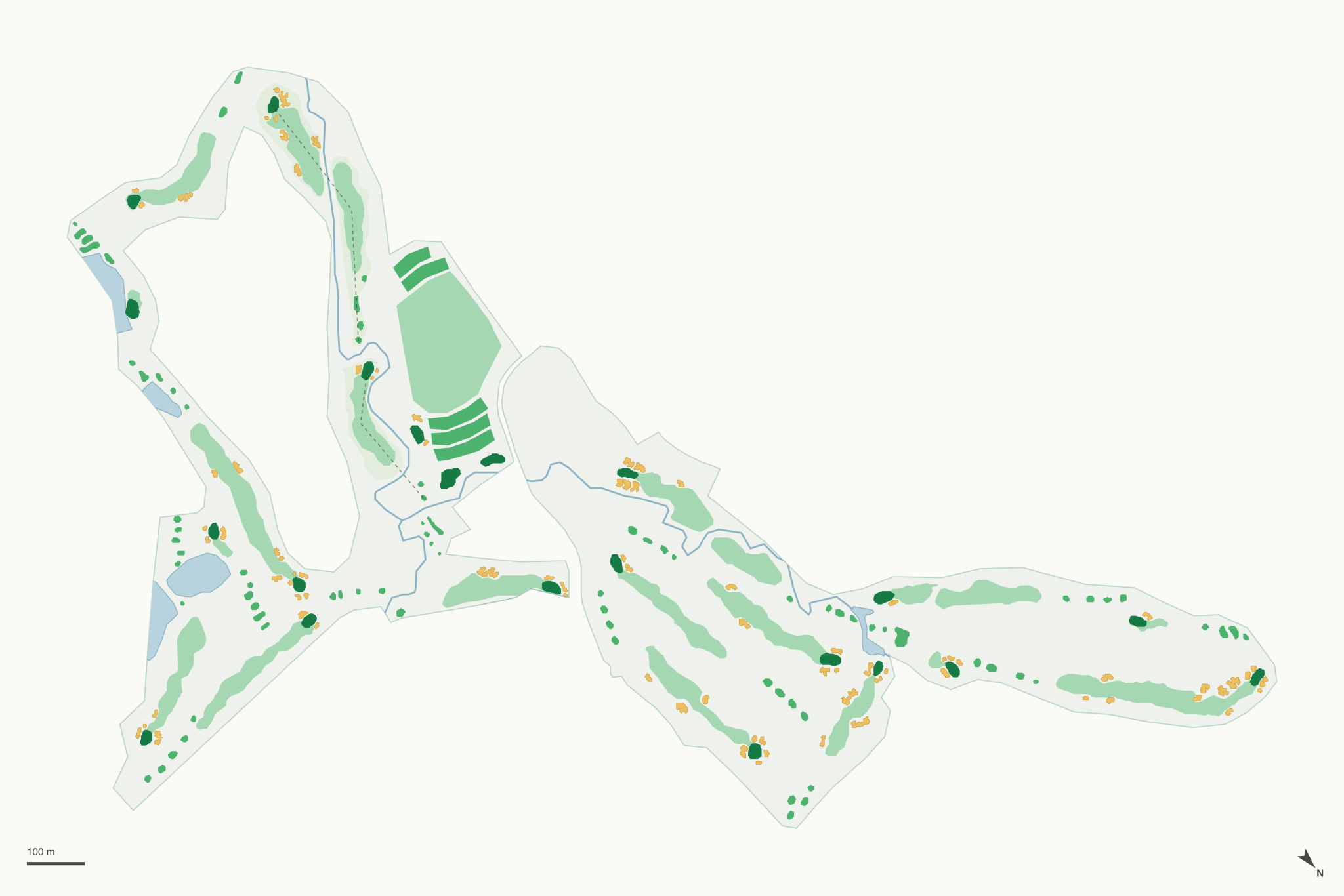 Map of The National Golf Club