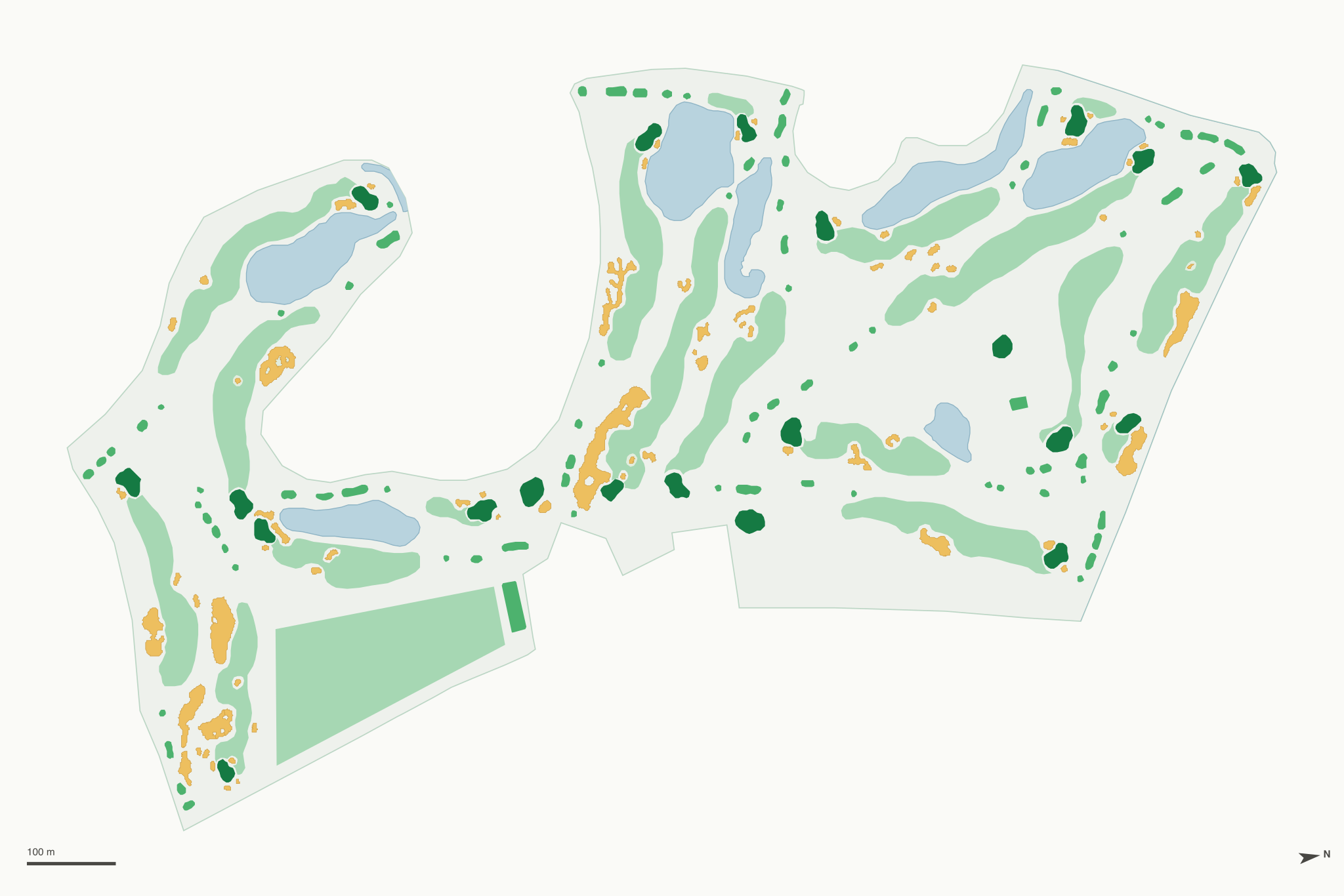 Map of North Palm Beach Country Club