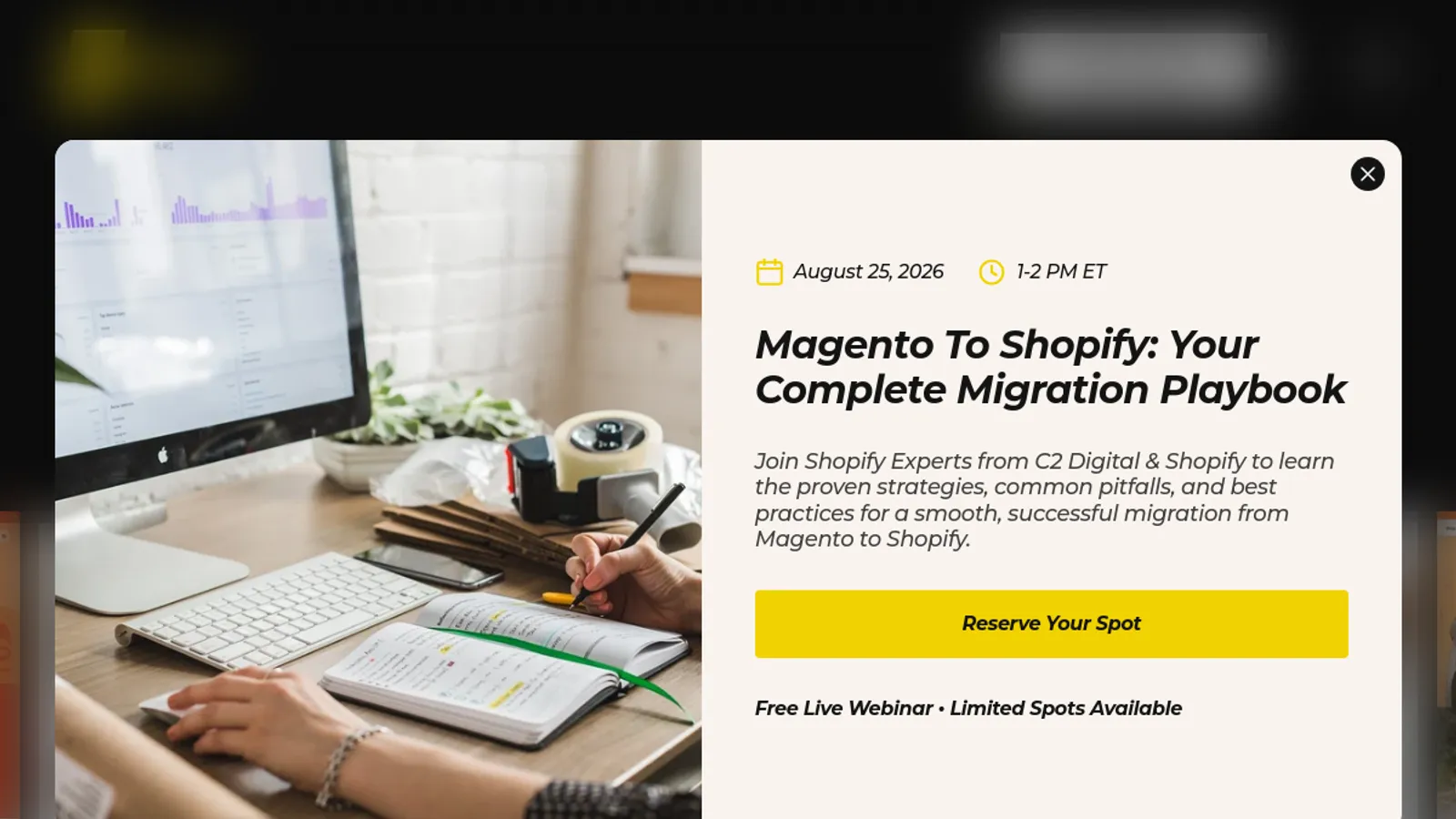 Screenshot of the C2 Digital | Setup, Build, Migration, Redesign, Branding, Maintenance, Customization, Custom Apps homepage