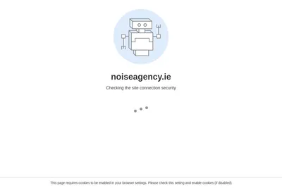 Screenshot of the noise homepage