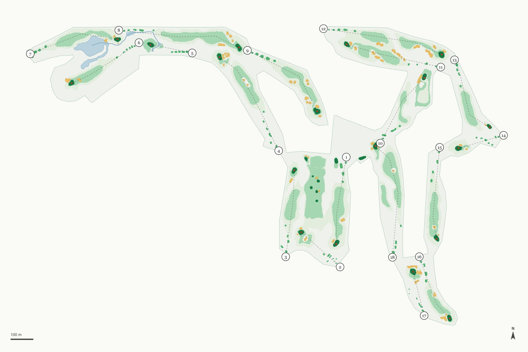 Map of Dragonridge Country Club