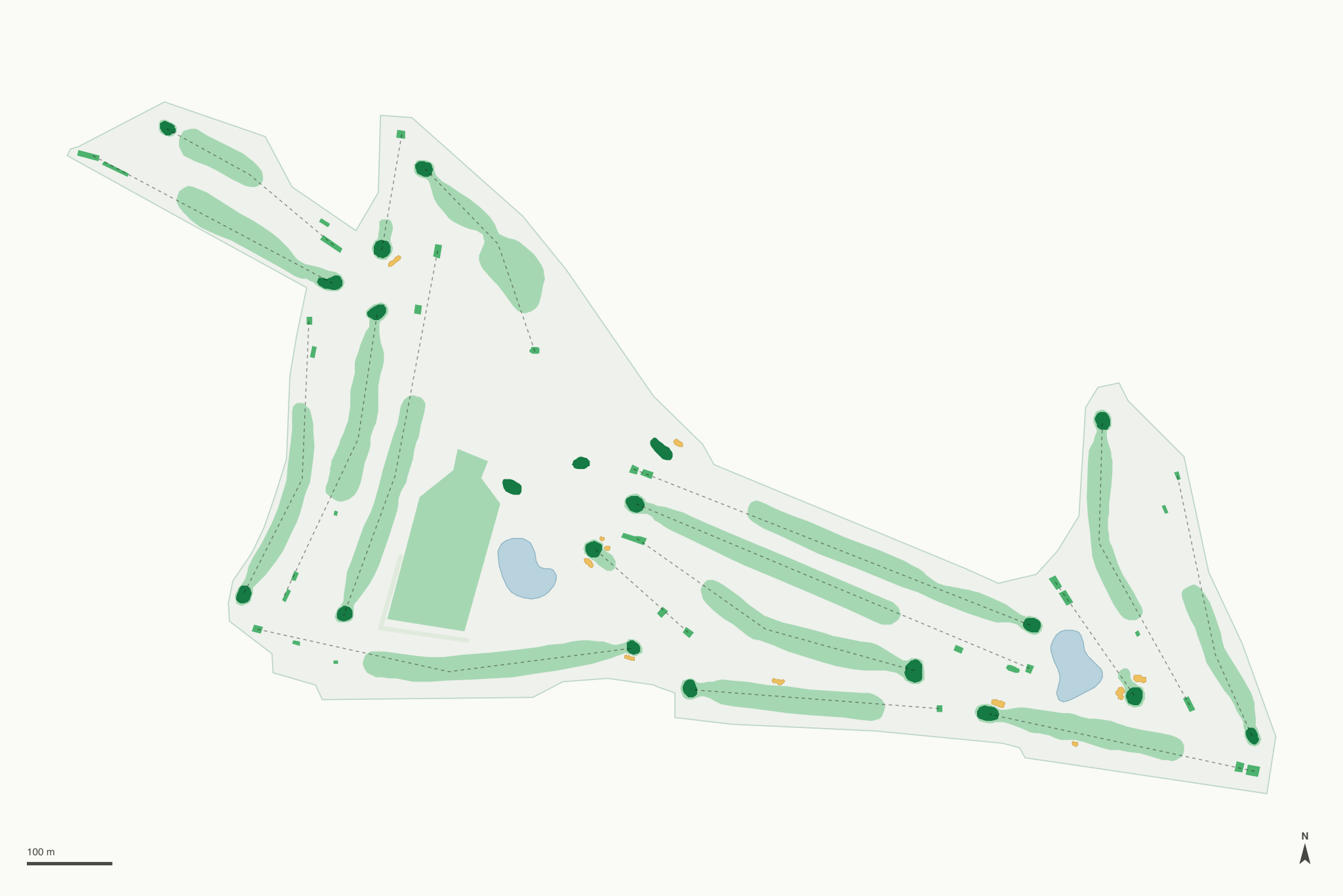 Map of Lake Chelan Municipal Golf Course