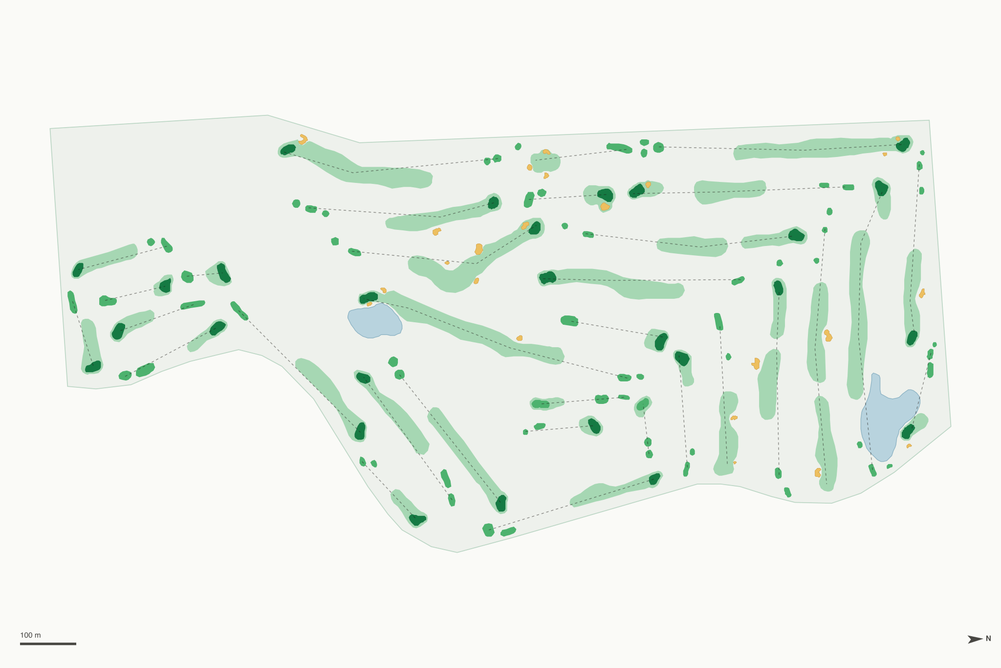 Map of Bear Creek Golf Complex