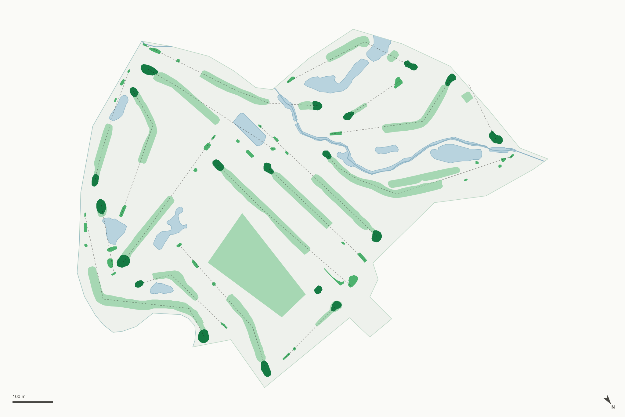 Map of Riverview Golf Course