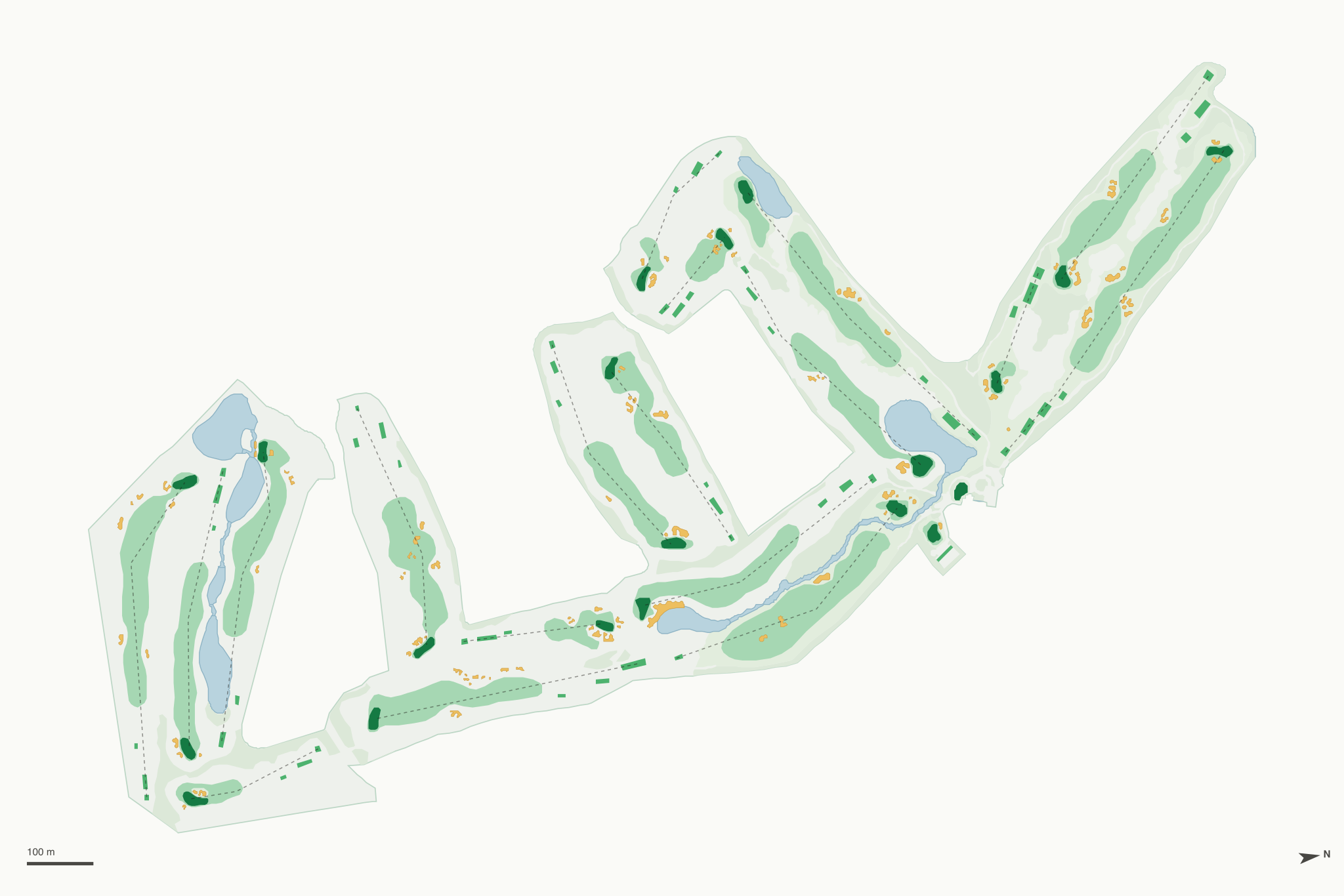 Map of Escena Golf Club