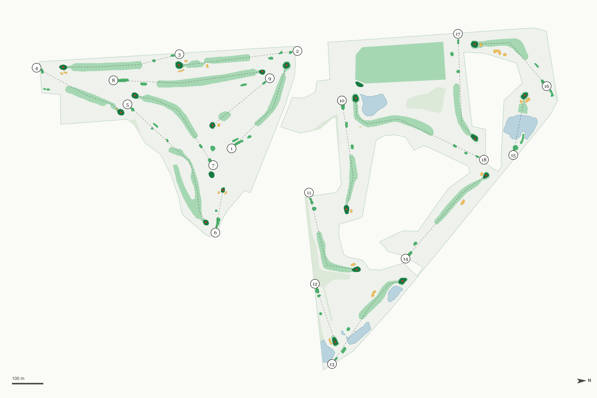 Map of Legacy Hills Golf Club