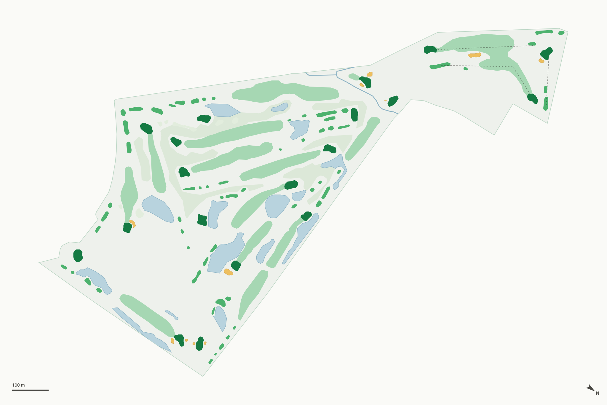 Map of Blue Sky Golf Club