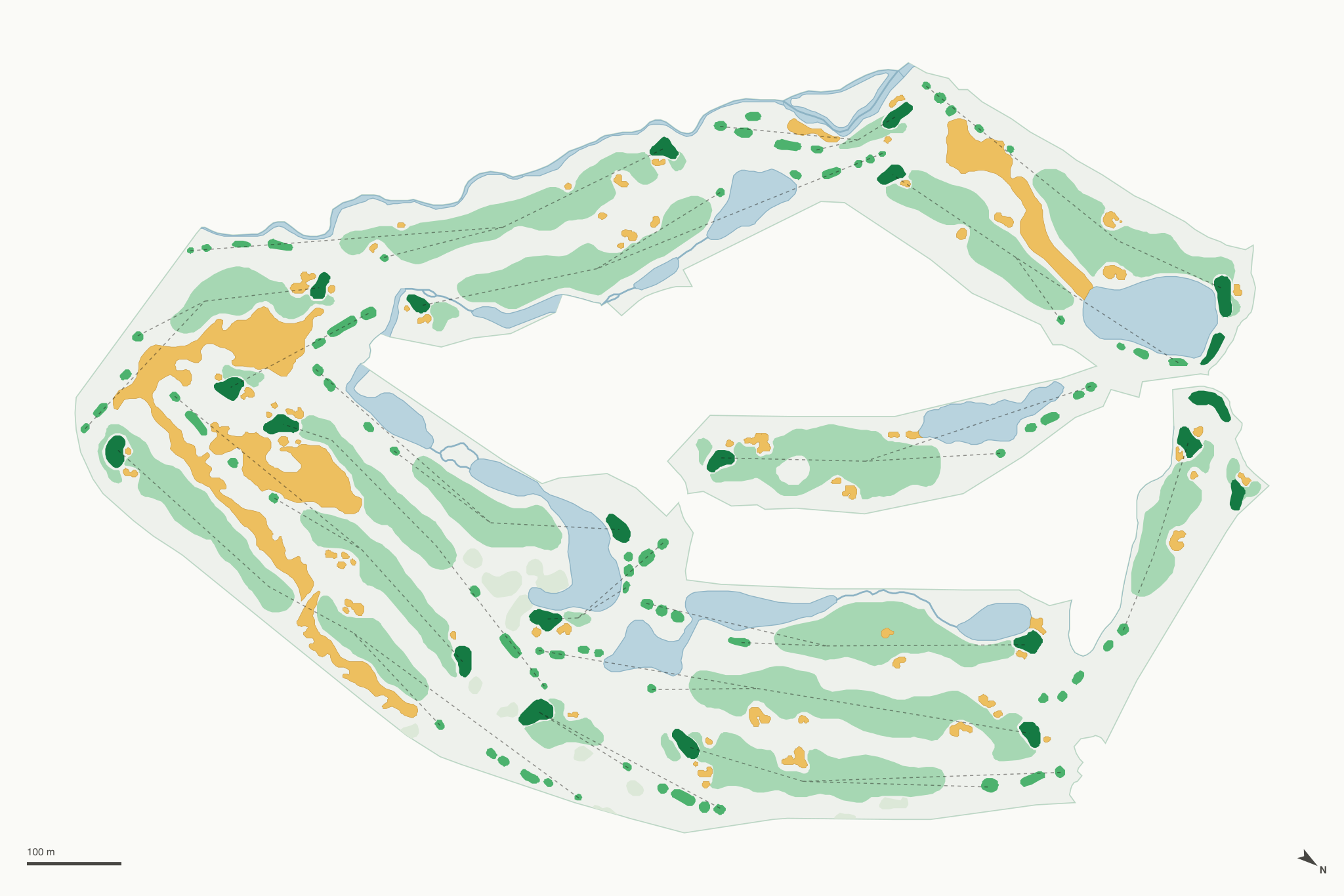 Map of Cherry Creek Country Club
