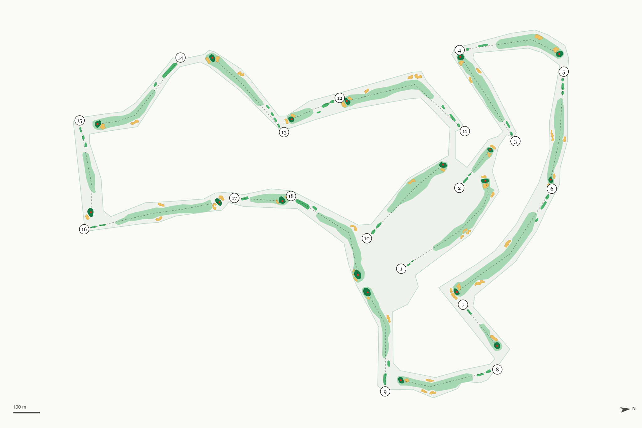Map of DeBary Country Club