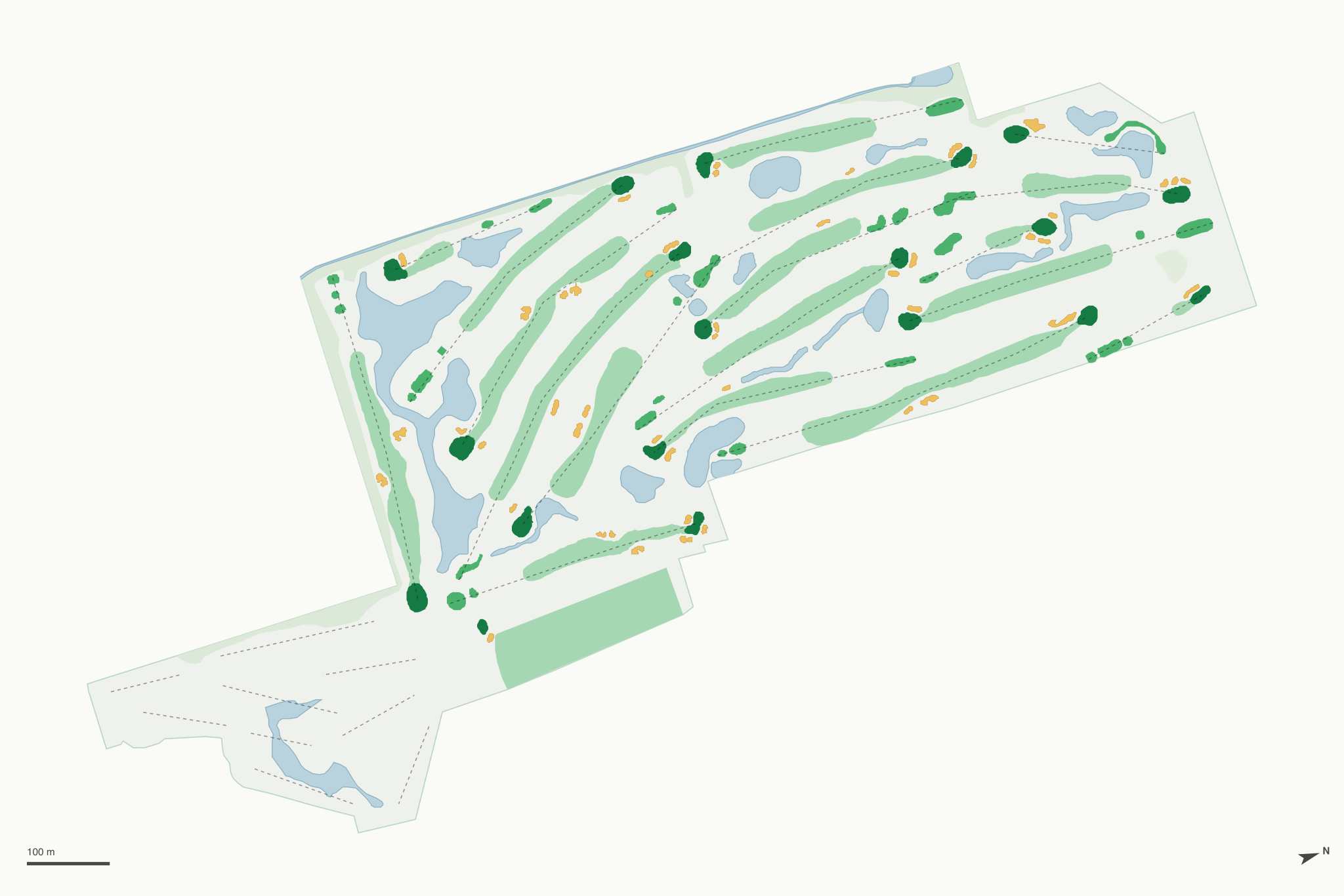 Map of Winnetka Golf Club