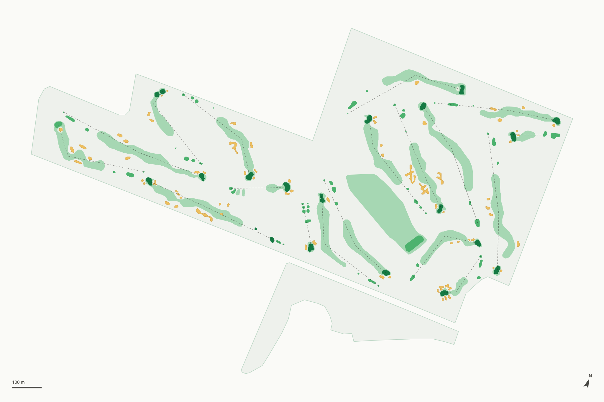 Map of Wildflower Golf Course