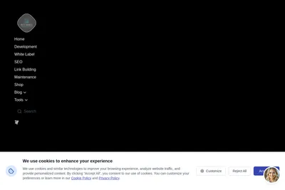 Screenshot of the BKThemes homepage