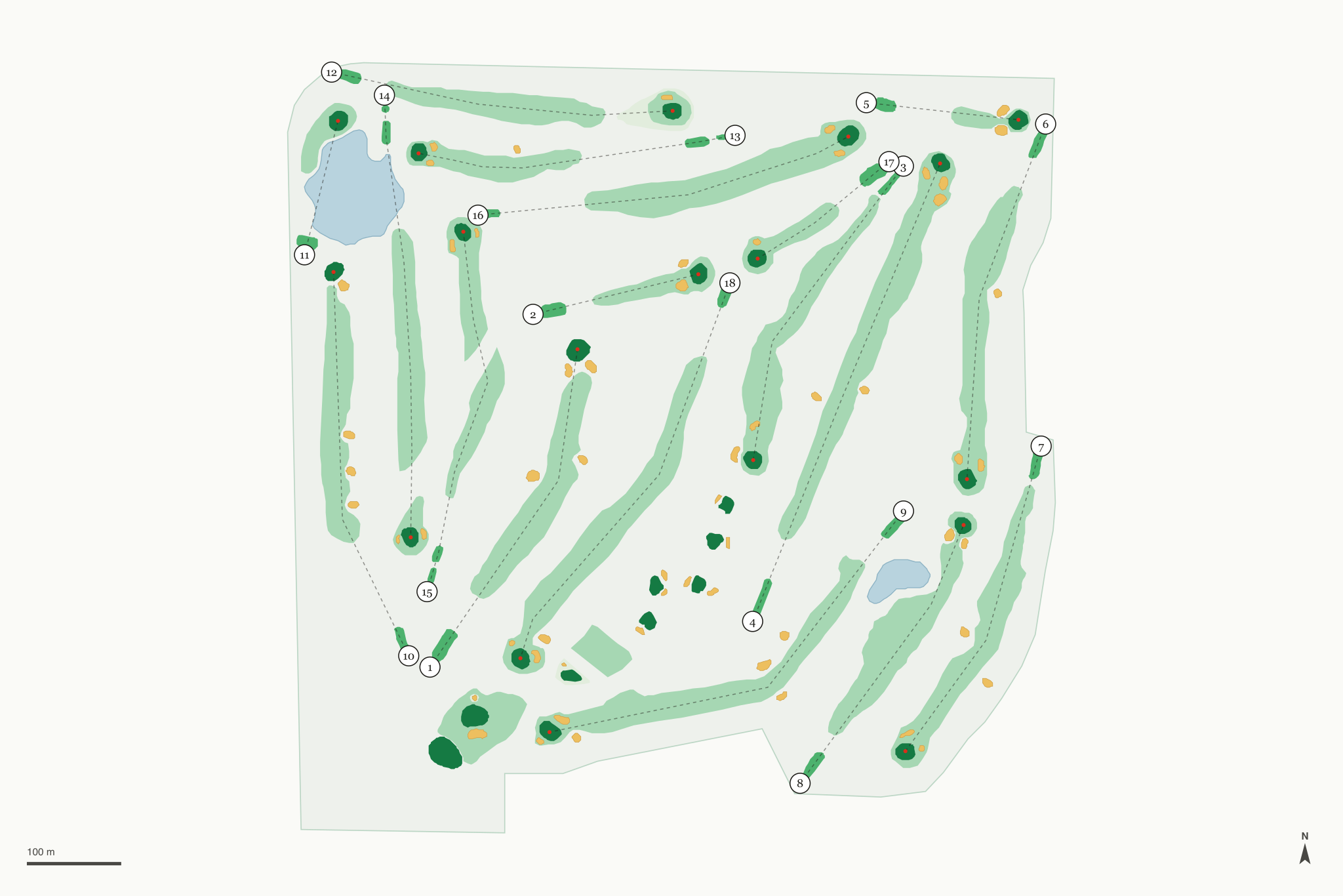 Map of Antelope Valley Country Club