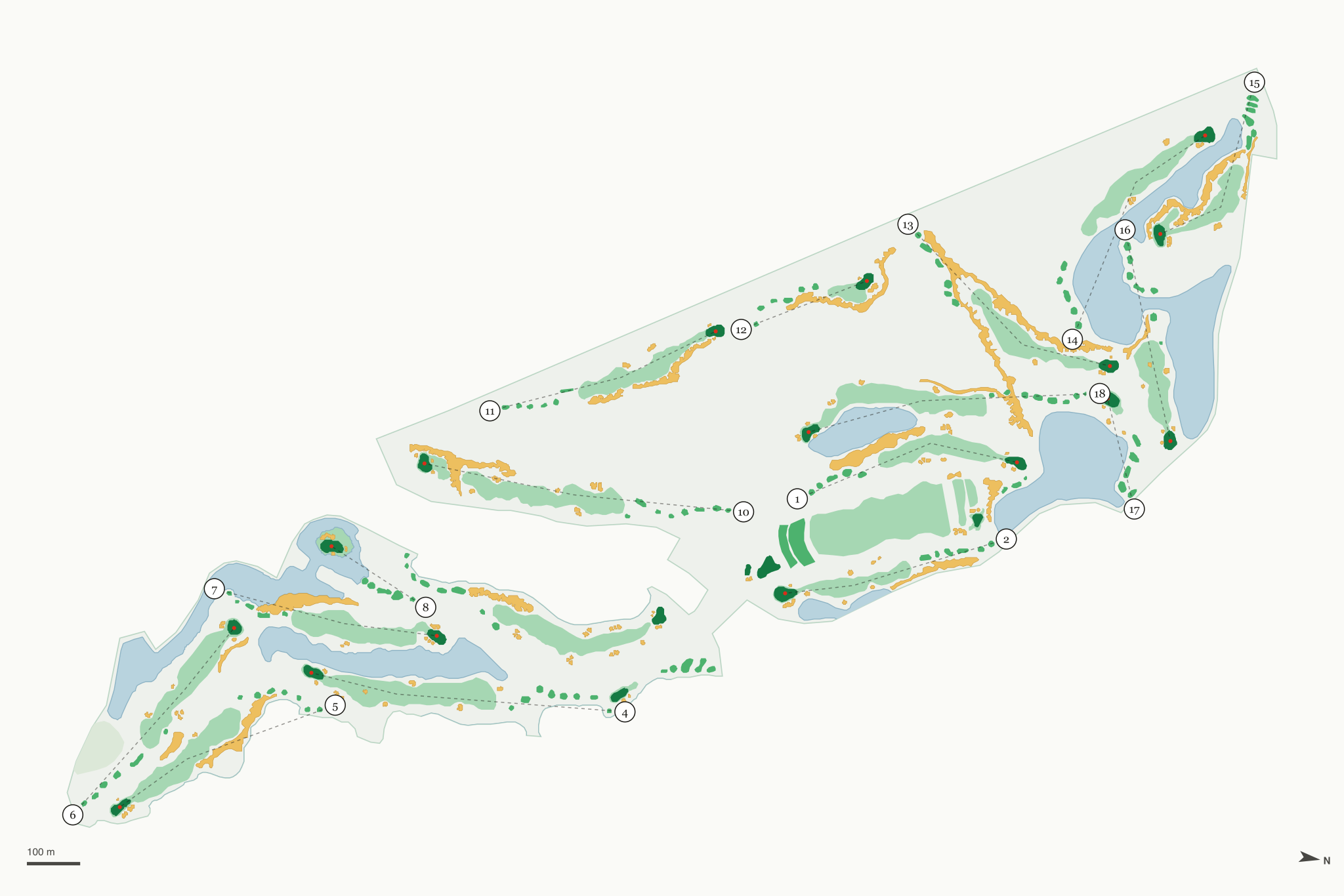 Map of The Conservatory at Hammock Beach