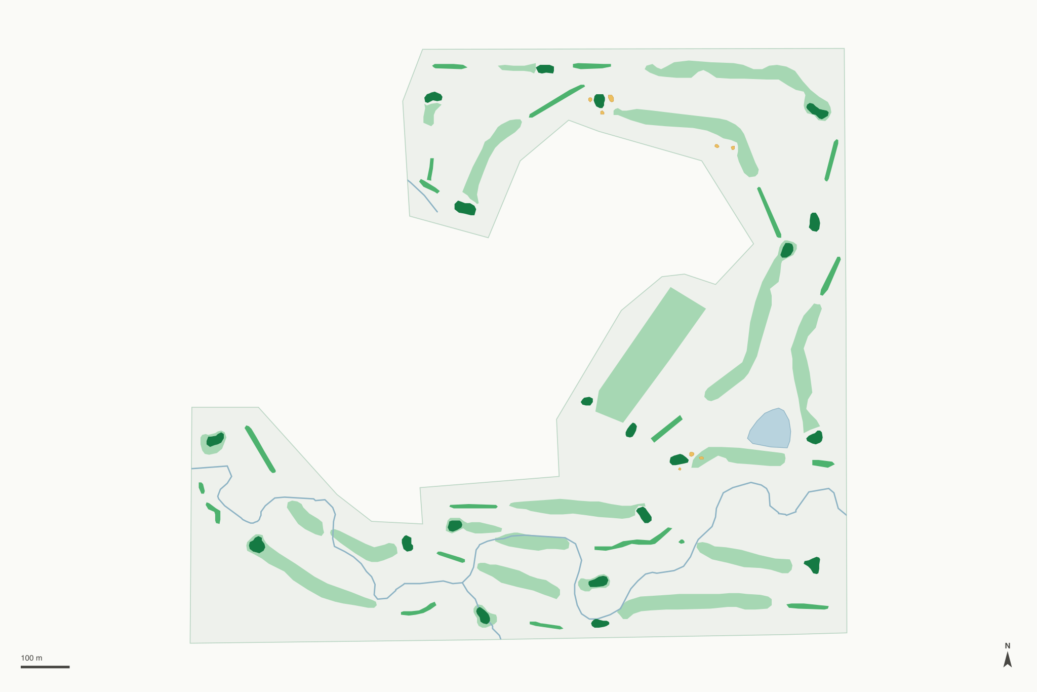 Map of Links Golf Course of Paso Robles