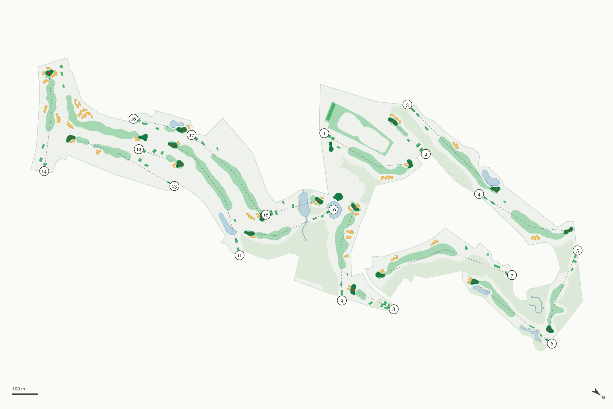 Map of Empire Ranch Golf Club