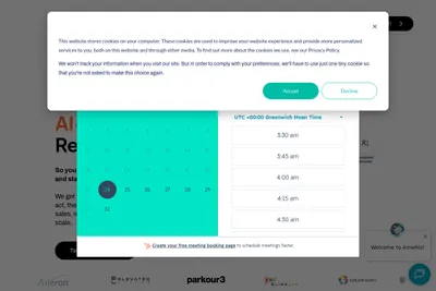 Screenshot of the Amwhiz Media Pvt.Ltd homepage
