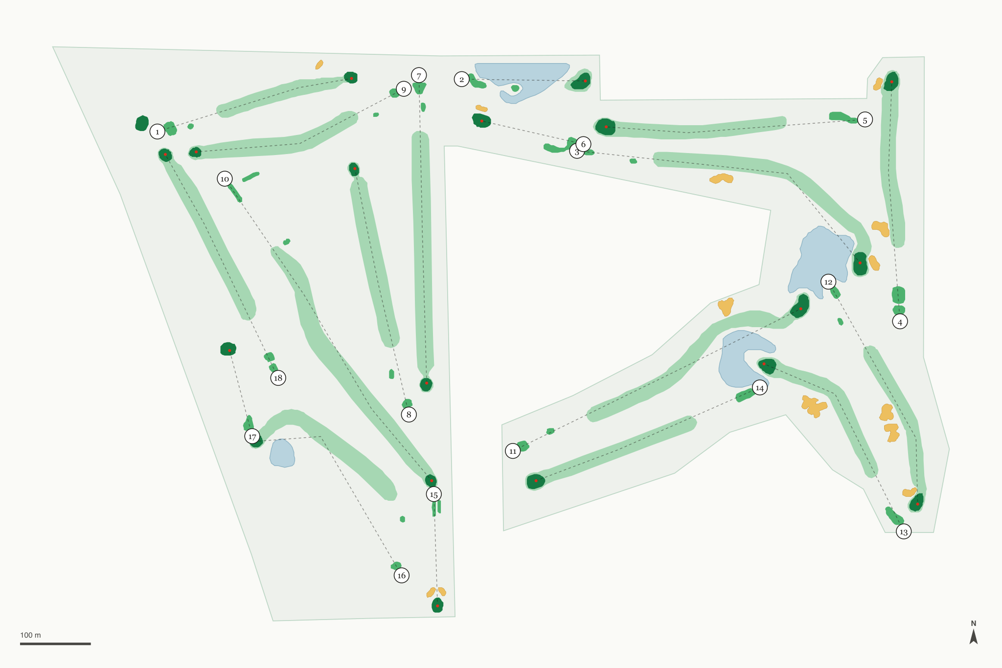 Map of Ortonville Municipal Golf Course