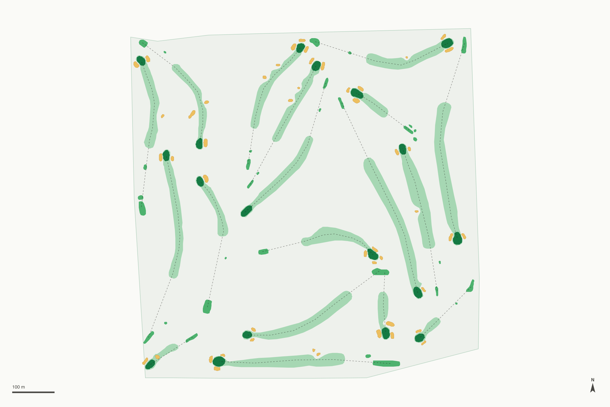 Map of Tecumseh Golf Club