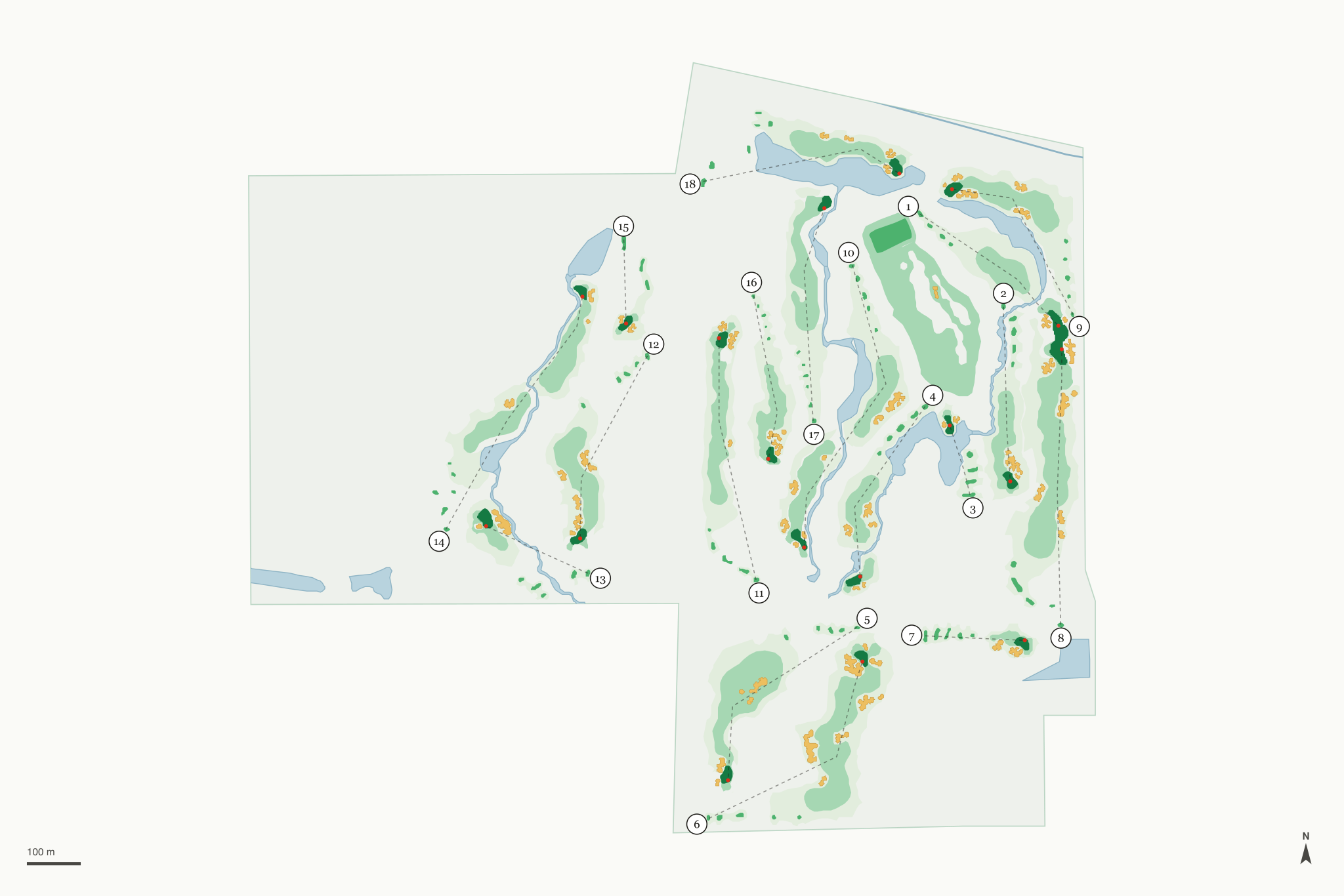 Map of Sewailo Golf Club