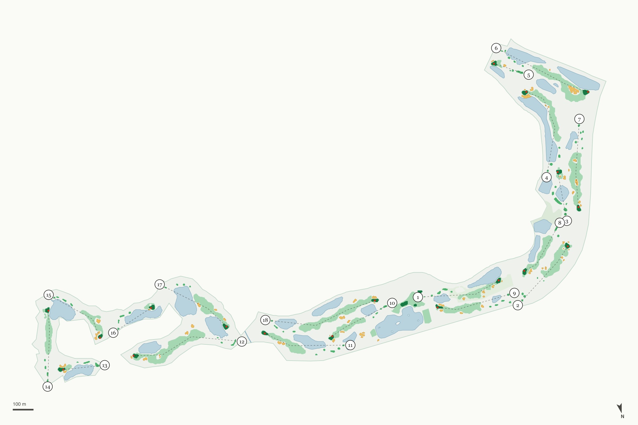 Map of Celebration Golf Club