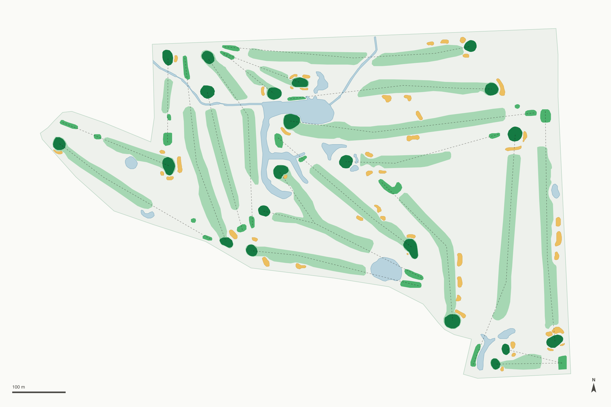 Map of Pontiac Country Club